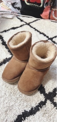 UGG アグ ブーツ 16㎝ キャメル 中古