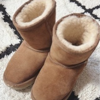 UGG アグ ブーツ 16㎝ キャメル 中古