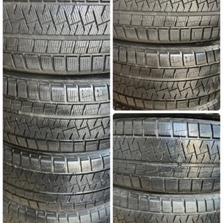 2019年製 バリ山 バリ溝 ピレリ ICEASIMMETRICO 215/55R17 PIRELLI スタッドレスタイヤ （4本セット）の画像