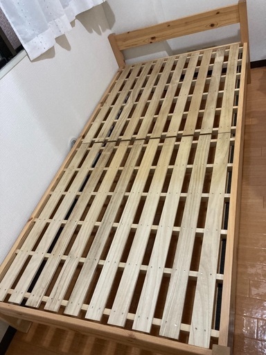 無印良品　パイン材シングルベッド