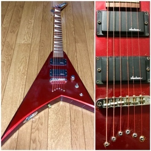 Jackson ジャクソン　ランディV ギター　デカロゴ　フライングV ハードロック　ヘヴィメタル