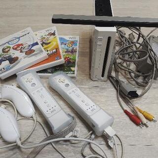 Wiiセット+マリオカート+マリオスポーツミックス+Wiiスポー...