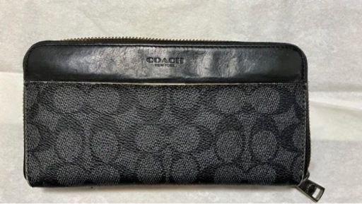 【coach】コーチ長財布 アコーディオン ウォレット シグネチャー キャンバス