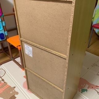 3段ボックス 木柄 棚 収納の画像