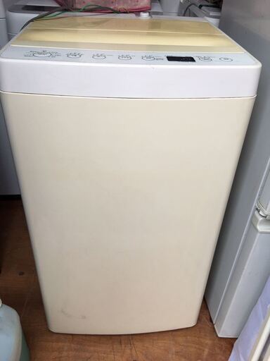 全自動 洗濯機 ハイアール Haier 高年式 2019年 AT-WM45B 焼け有り 全自動洗濯機 電気