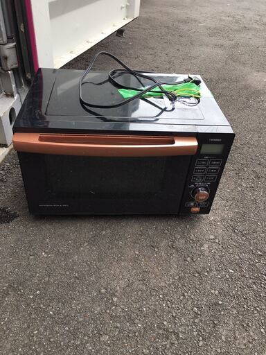 ツインバード TWINBIRD オーブンレンジ 電子レンジ DR-E851 センサー付き フラット