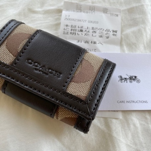 【新品未使用】COACHキーケース