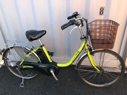 No.224【パナソニック電動アシスト,内装3段変速】★激安★ 中古自転車 ママチャリ  24インチ 軽整備済み 安い 防犯登録 町田市 麻生区 神奈川