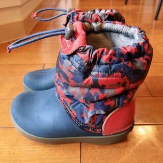 クロックス キッズブーツ 18cmの画像