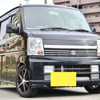 H19 エブリィワゴンPZターボ/車検付/パワスラ/シートカバー...