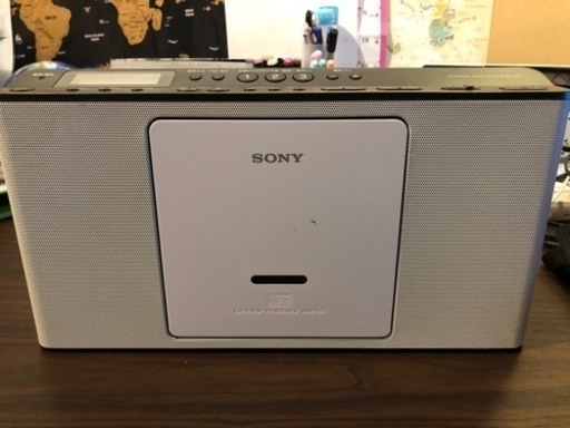 （ジャンク品）SONY CDラジオ　ラジカセ