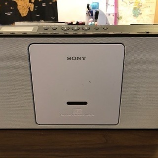 （ジャンク品）SONY CDラジオ　ラジカセ