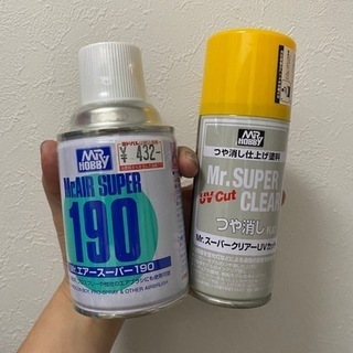 プラモデル スプレー缶