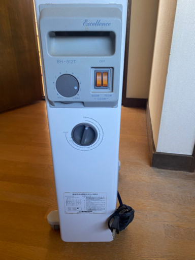 オイルヒーター　三ツ星貿易　Excellence BH-812T