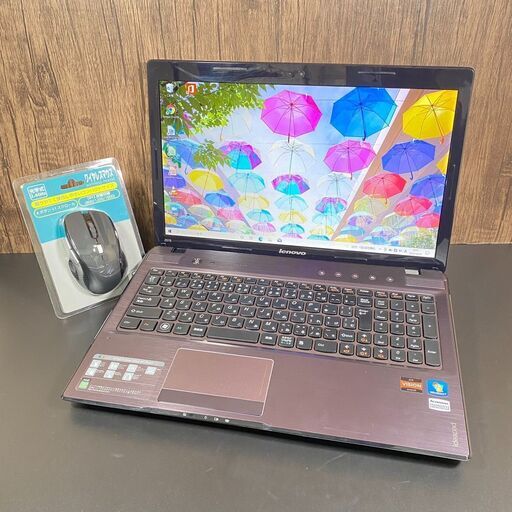 美品 オフィス付き メモリ8GB 大容量HDD Blu-ray Lenovo ノートパソコン  1ヵ月保証