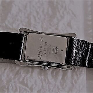 Helene de Michel ヘレンミッシェル スクエア型 SV925 シルバー925ケース クォーツ メンズ腕時計の画像