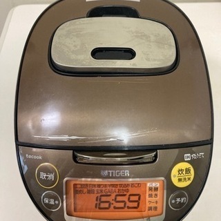 IH炊飯ジャー ＜炊きたて＞ 5.5合 tacook JKT-L100TP パールブラウン   5000円の画像