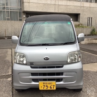 平成24年　ハイゼットカーゴ　車検付　純正ナビアルミバックカメラ...