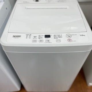 未使用品　送料・設置込み　洗濯機　7kg ヤマダ　2020年