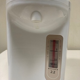 タイガー TIGER 電気ポット［２．２Ｌ／電動式］PDR-G ホワイト 1500円　　予定済み円の画像