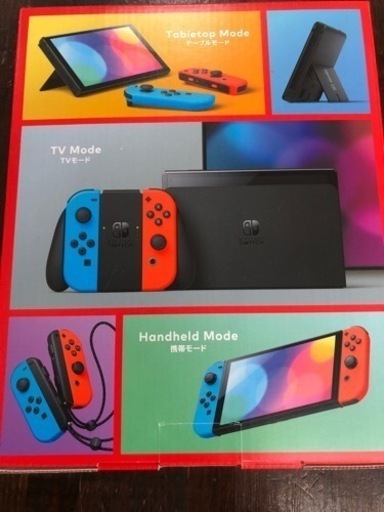 未開封品　新品商品‼︎   NINTENDO   SWITCH   有機ELモデル　7インチ　ディスプレイ　64GB メモリー　ブルー