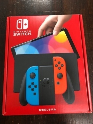 未開封品　新品商品‼︎   NINTENDO   SWITCH   有機ELモデル　7インチ　ディスプレイ　64GB メモリー　ブルー　レッド　オススメ‼︎