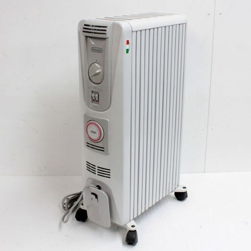 デロンギ オイルラジエターヒーター X字型フィン ～10畳用 071221TEC 最大1200W 暖房 ストーブ★買取帝国 朝霞店