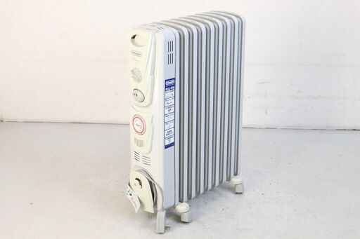 デロンギ オイルラジエターヒーター ～6畳用 最大750W R630907EFS 9枚フィン L字型フラット 暖房 ストーブ★買取帝国 朝霞店
