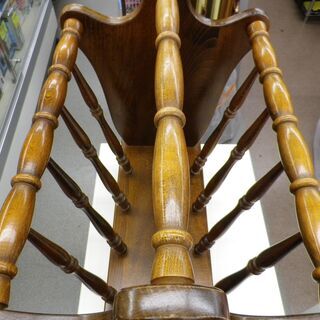 ① 飛騨産業 キツツキ マガジンラック アンティーク スリッパラック 西岡店の画像