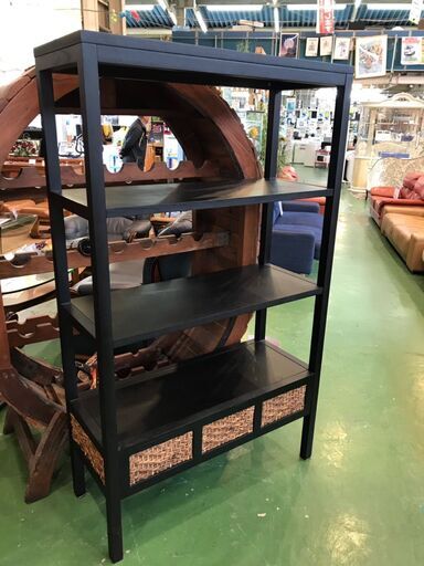 【愛品館八千代店】アジアン　オープンラック【愛八GS】