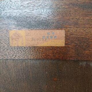 格安！松本民芸家具 キャビネット付ライティングビューロー 訳ありの画像