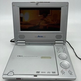値下げ↓中古■AVOX■ポータブルDVD/CDプレーヤー■DCコ...