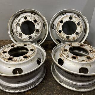 トラックホイール 17.5インチ 4本 TKW/ZX 17.5X6.00 135-12 6HPCD222.25 即決有　(VHB241)クレジットカード QRコード決済可能