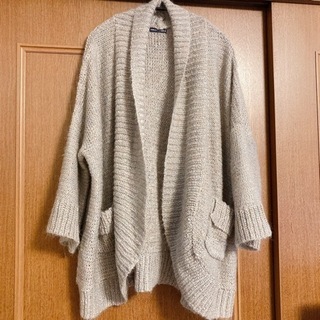 モヘアニットカーディガン