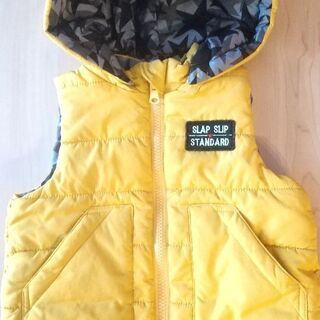 ダウンベスト リバーシブル 90cm