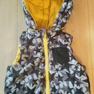 ダウンベスト リバーシブル 90cmの画像