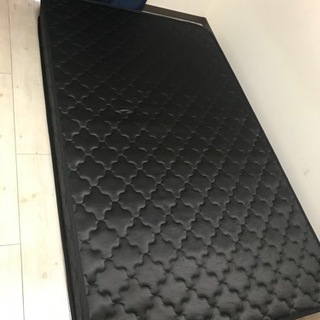 ボンネルコイルマットレス　ブラック　セミダブル