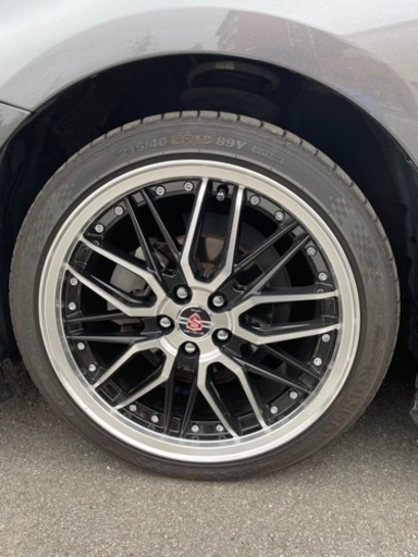 【ネット決済】共豊　シュタイナー　LMX 18インチ　タイヤホイール
