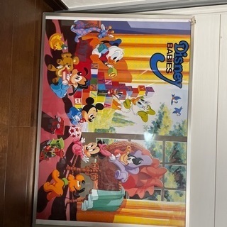 ポスターフレームとディズニーのポスター