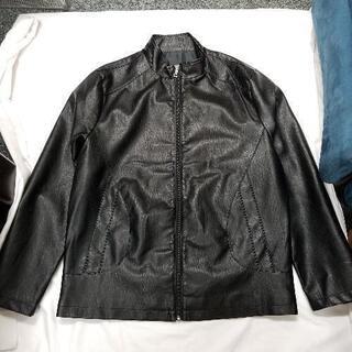 【新品】レザージャケットの画像
