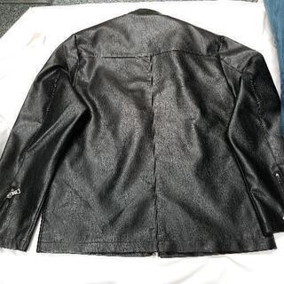 【新品】レザージャケットの画像