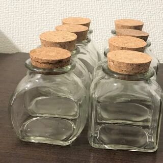 ガラス瓶　コルク　まとめて　大量 １個50円。