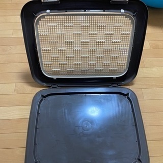 アイリスオーヤマ フチもれしにくいトレーニングペットトレー ブラウン ワイドサイズ用 49x63x3.5センチメートル (x 1)の画像
