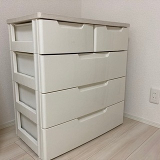 【1人暮しセット詳細】4段収納タンス