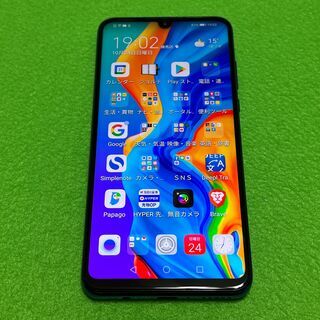 HUAWEI  P30 lite 64GB  ピーコックブルー　...
