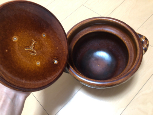 【土鍋　飴釉御竃飯3合】