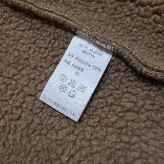 合成皮革のメンズダッフルコートの画像