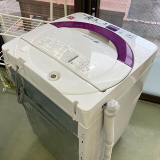 【リサイクルショップ　ピカソ　小松原】SHARP 5.5kg 洗濯機Key Word2013年製 ES-55E9★3948★の画像