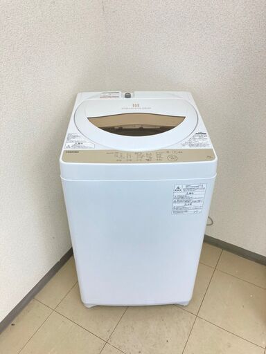 【極上美品】【地域限定送料無料】洗濯機  TOSHIBA 5kg 2020年製  ASS102502