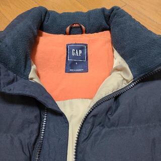 【美品】GAP(ギャップ)　ネイビーのダウンベストの画像